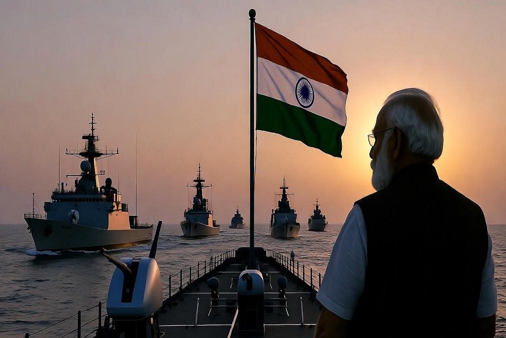 PM Modi Diwali with Forces